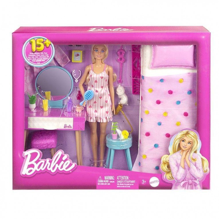 Set de joaca - Barbie si dormitorul