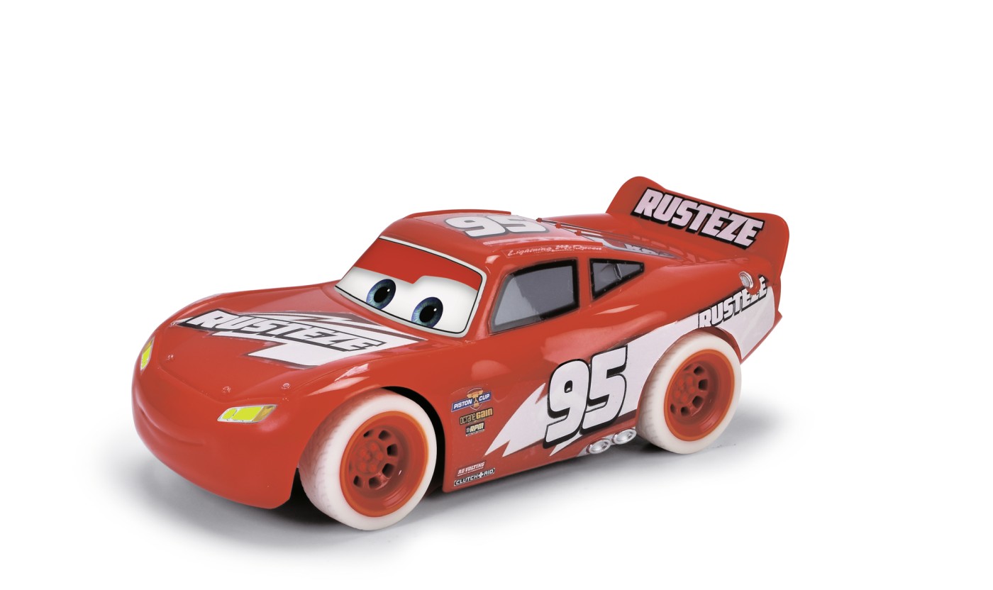 Masinuta cu telecomanda Fulger McQueen - Glow Racer | Jada Toys - 4