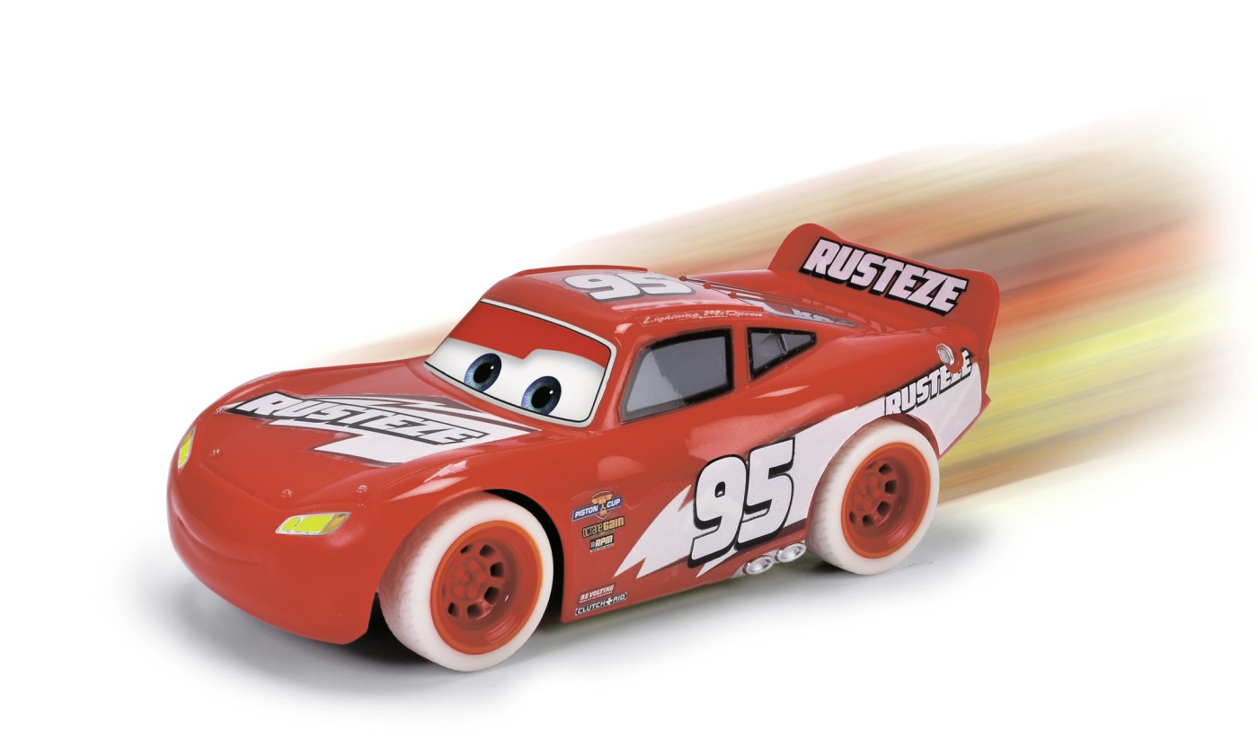 Masinuta cu telecomanda Fulger McQueen - Glow Racer | Jada Toys - 3