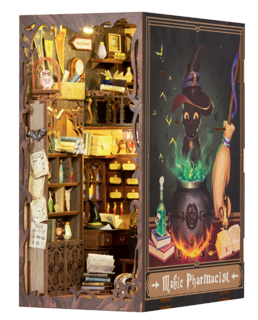 Puzzle 3D - Cotor de carte DIY - Magic Pharmacist | Robotime - 1