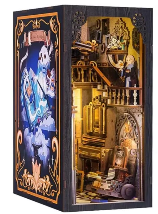 Book Nook. Puzzle 3D - Cotor de carte DIY - The Nebula Rest Room | Robotime - 3