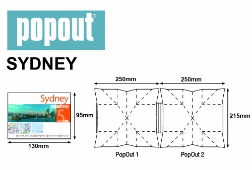 Sydney PopOut Map | PopOut Maps - 2 | YEO