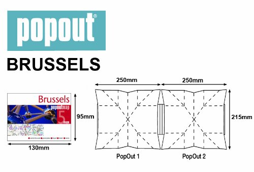 Brussels PopOut Map | PopOut Maps - 2 | YEO