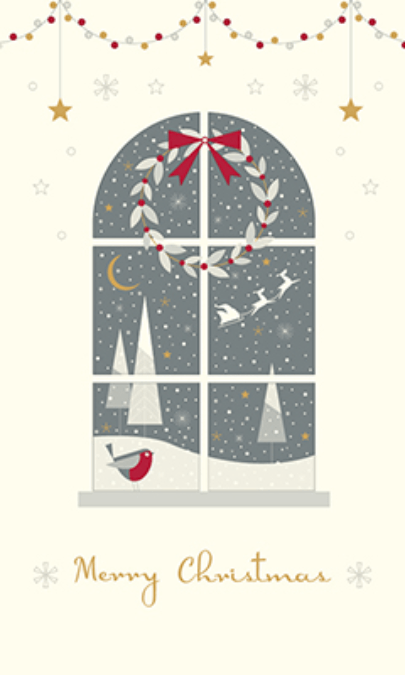Felicitare - Creme de la creme - Merry Christmas - Window | The Art File