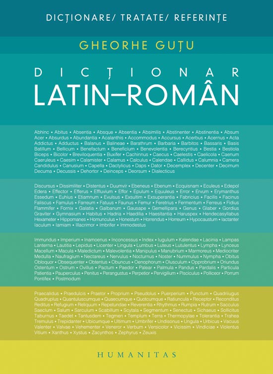 Dictionar latin-roman | Gheorghe Gutu carturesti.ro Carte