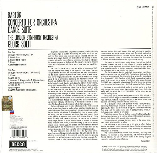 Bartok: Concerto For Orchestra; Dance Suite - Vinyl | Solti, London Symphony Orchestra