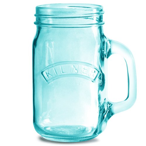 Borcan albastru cu maner - 400 ml | Kilner - 1 | YEO