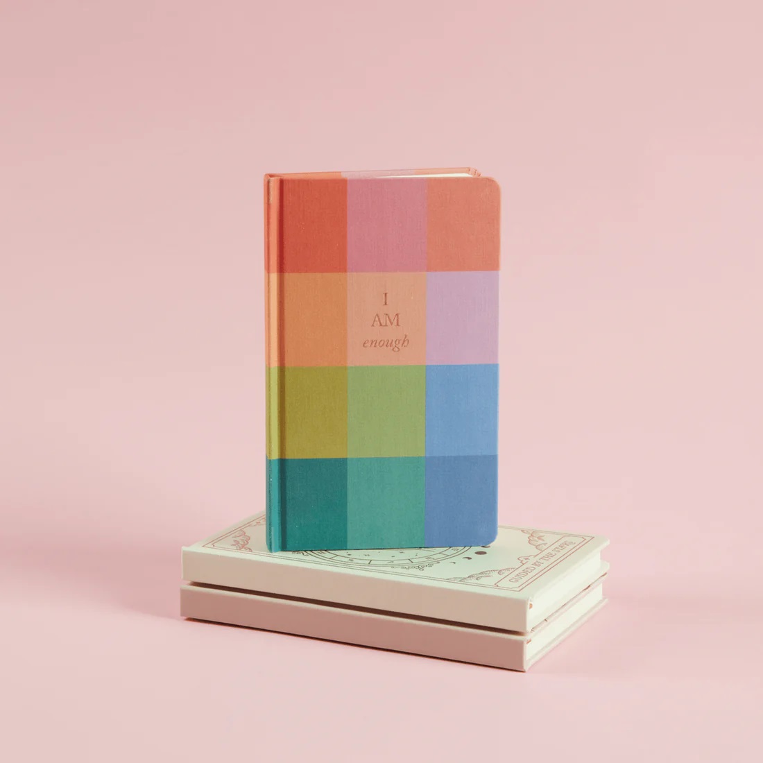 Jurnal - Bookcloth Journal - Rainbow Check | DesignWorks Ink