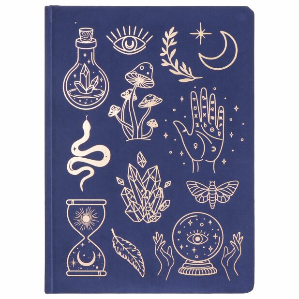 Carnet - Mystic Icons Navy/Gold Embossed | DesignWorks Ink - 2 | YEO