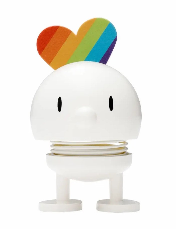 Figurina - Rainbow Small - White | Hoptimist