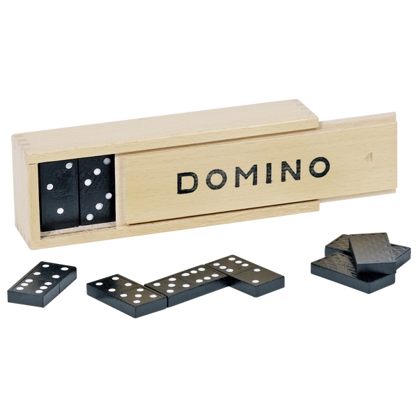 Joc - Domino game in wooden box | Goki