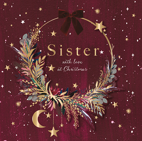 Felicitare - Winter Solstice - Sister - Christmas Moon | Ling Design
