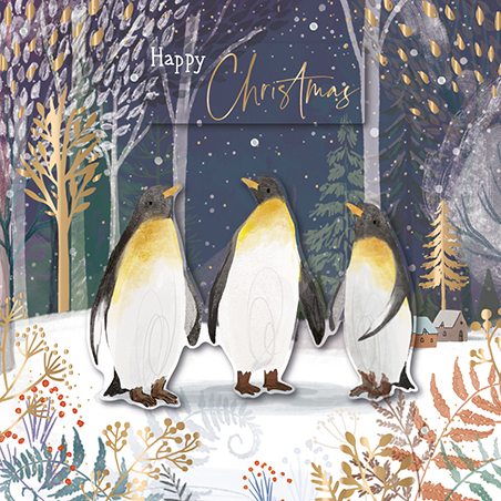 Felicitare - Into the Forest - Three Penguins