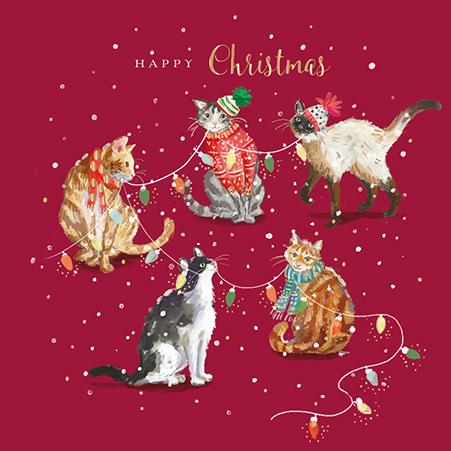 Felicitare - Wild Life - Purr-fect Christmas | Ling Design