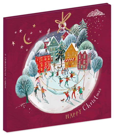 Set 8 felicitari - The Curious Inksmith - Christmas Bauble | Ling Design