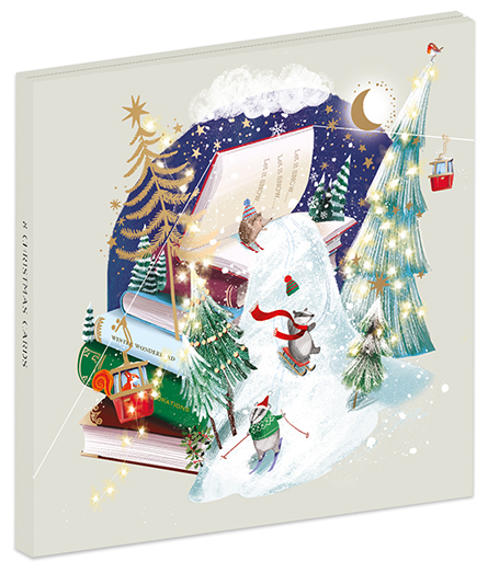 Set 8 felicitari - The Curious Inksmith - Christmas Story | Ling Design
