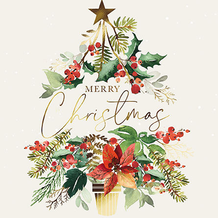 Felicitare - Christmas Tree | Great British Card Company
