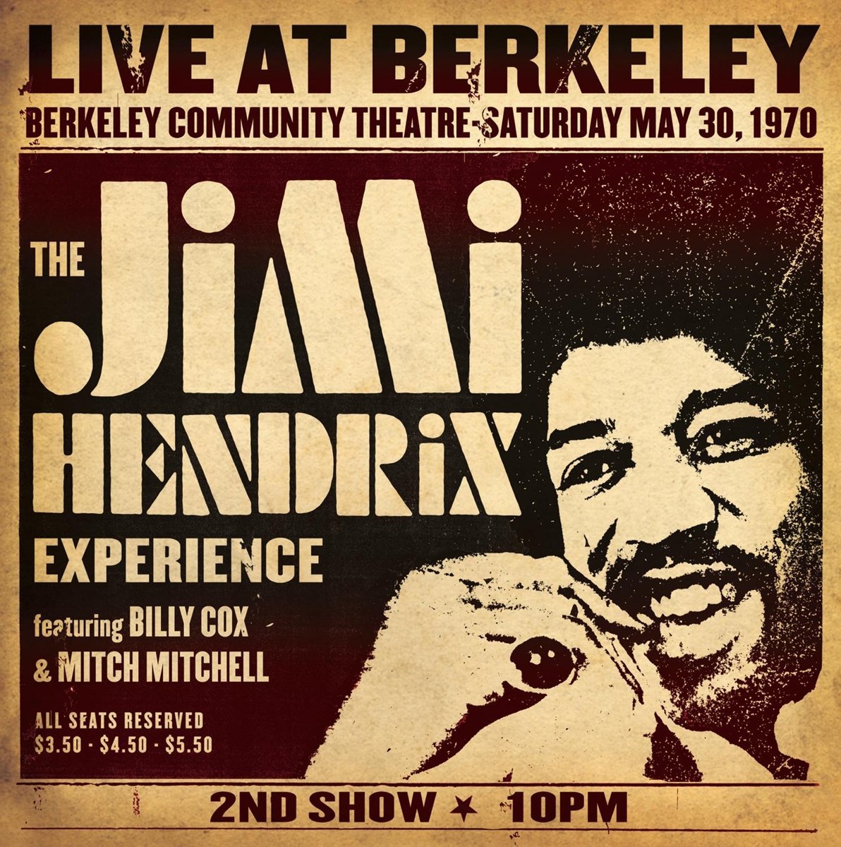 Live At Berkeley - Vinyl | Jimi Hendrix