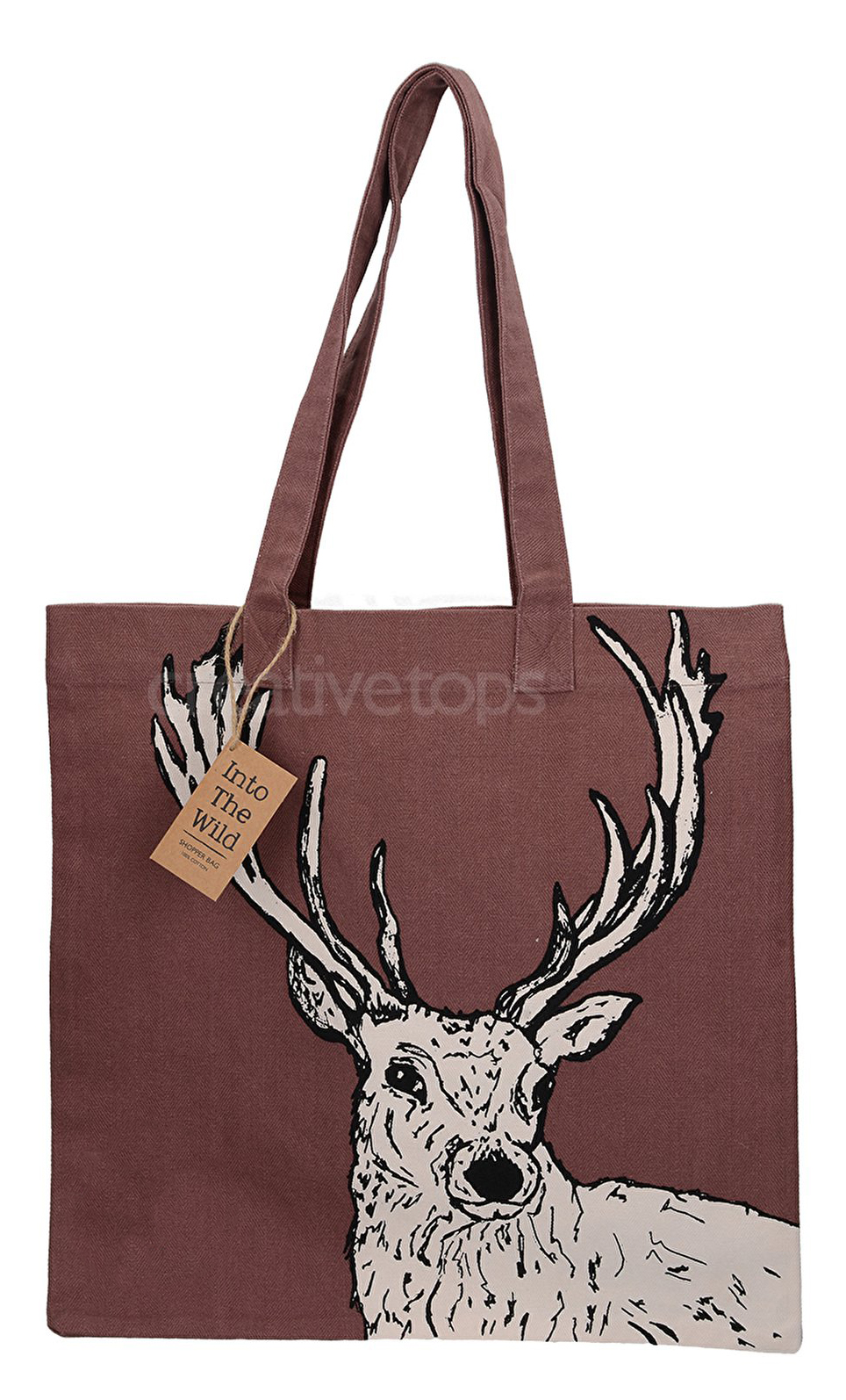 Tote bag - Tops Into The Wild Stag | Creative Tops