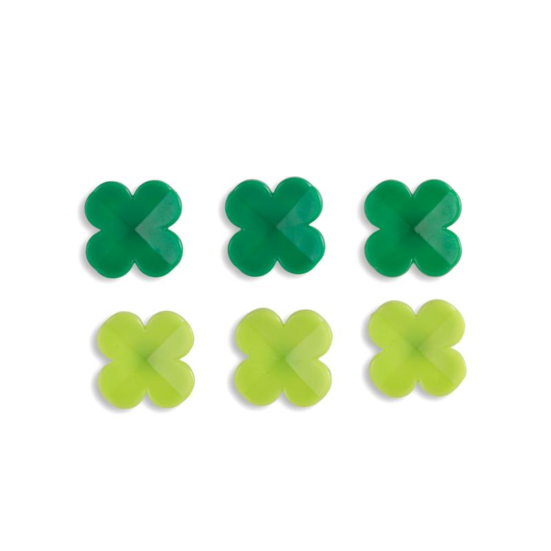 Set 20 push pins - Lucky Clover | Kikkerland - 1 | YEO