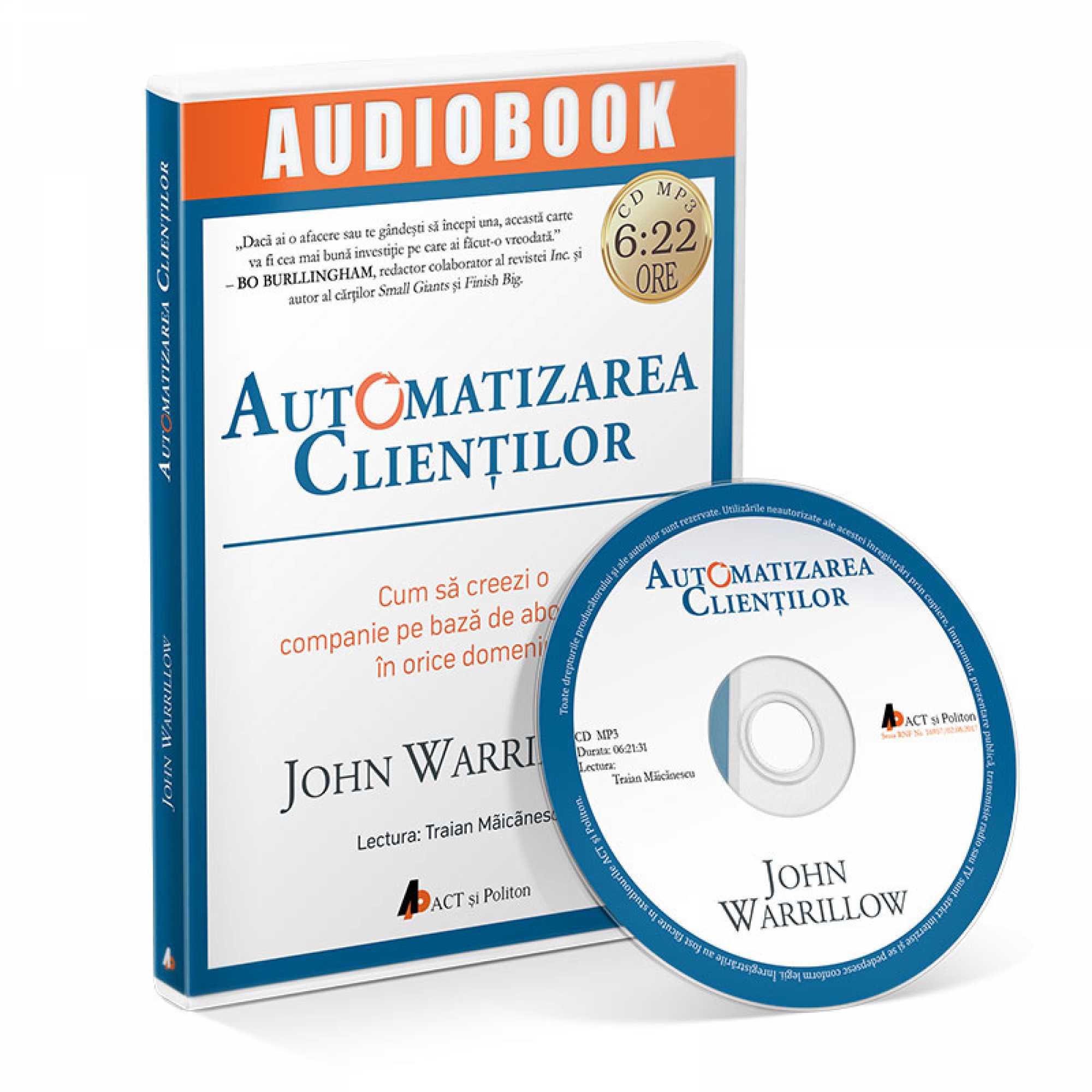 Automatizarea clientilor – Audiobook | John Warrillow carturesti.ro poza bestsellers.ro