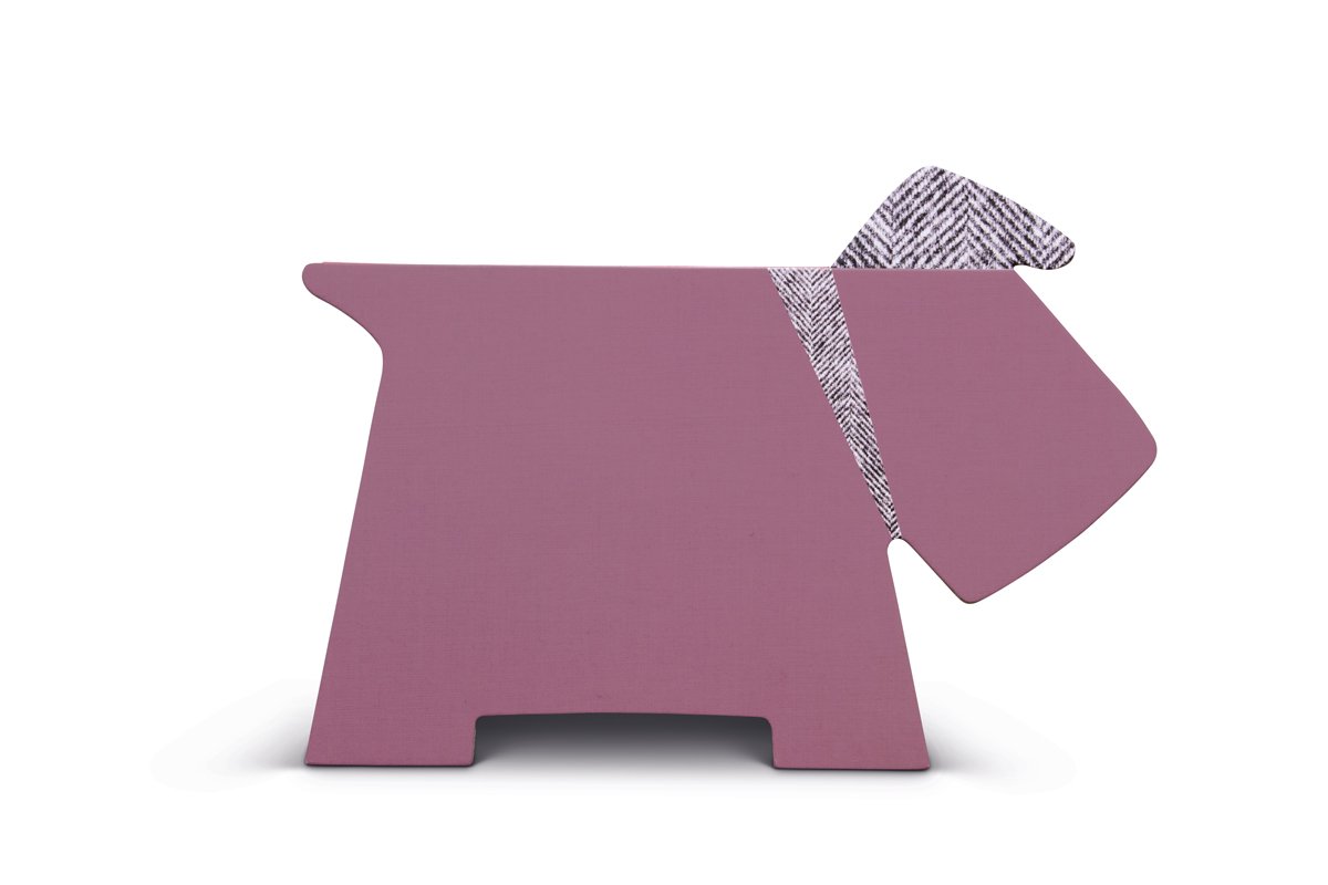 Suport de carte - Stay! Doggy Book Rest - Purple Herringbone | If (That Company Called)