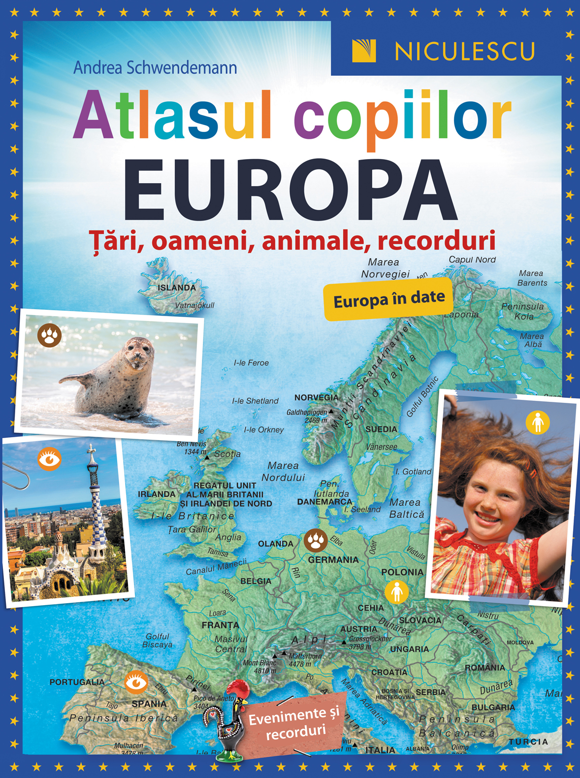 PDF Atlasul copiilor – Europa | Andrea Schwendemann carturesti.ro Carte