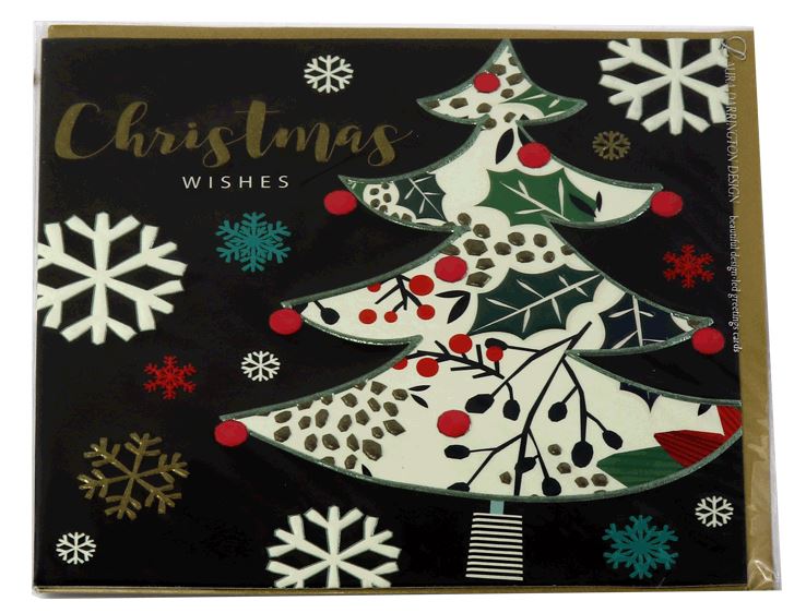 Felicitare - Christmas Wishes - Tree | Laura Darrington Design
