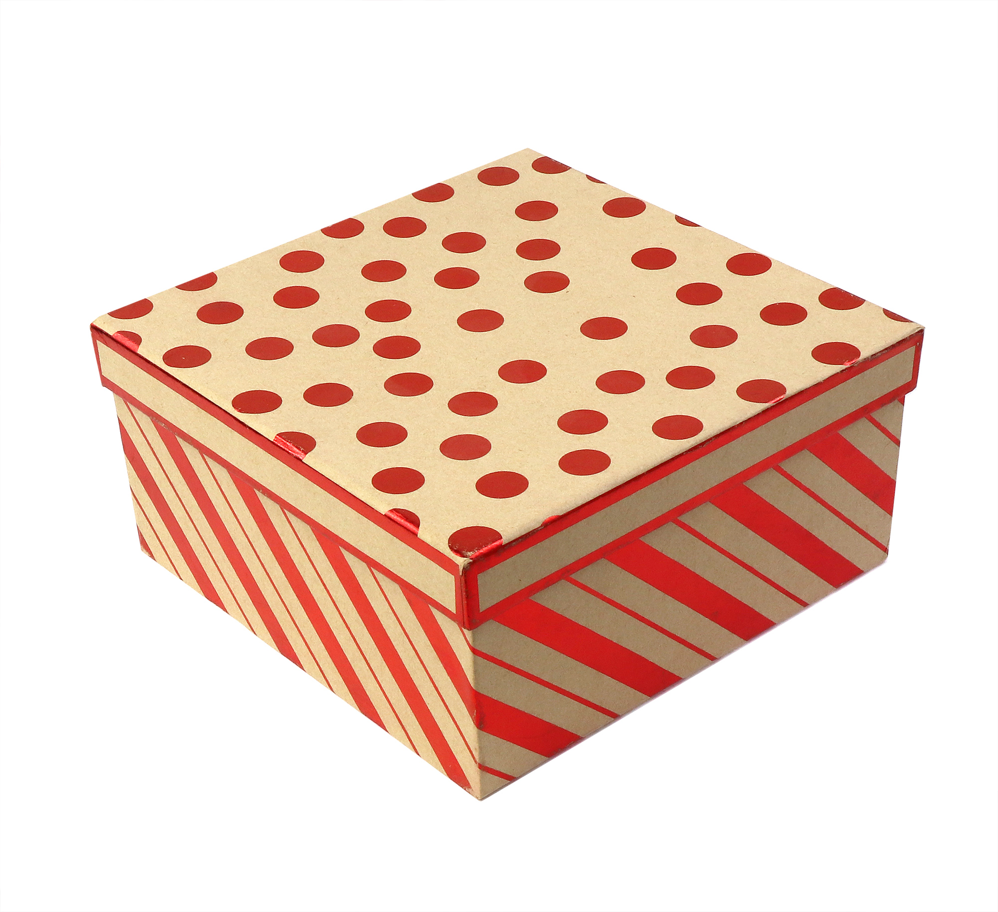 Cutie cadou - Craft Red Spots & Stripes | Gifts and Craft