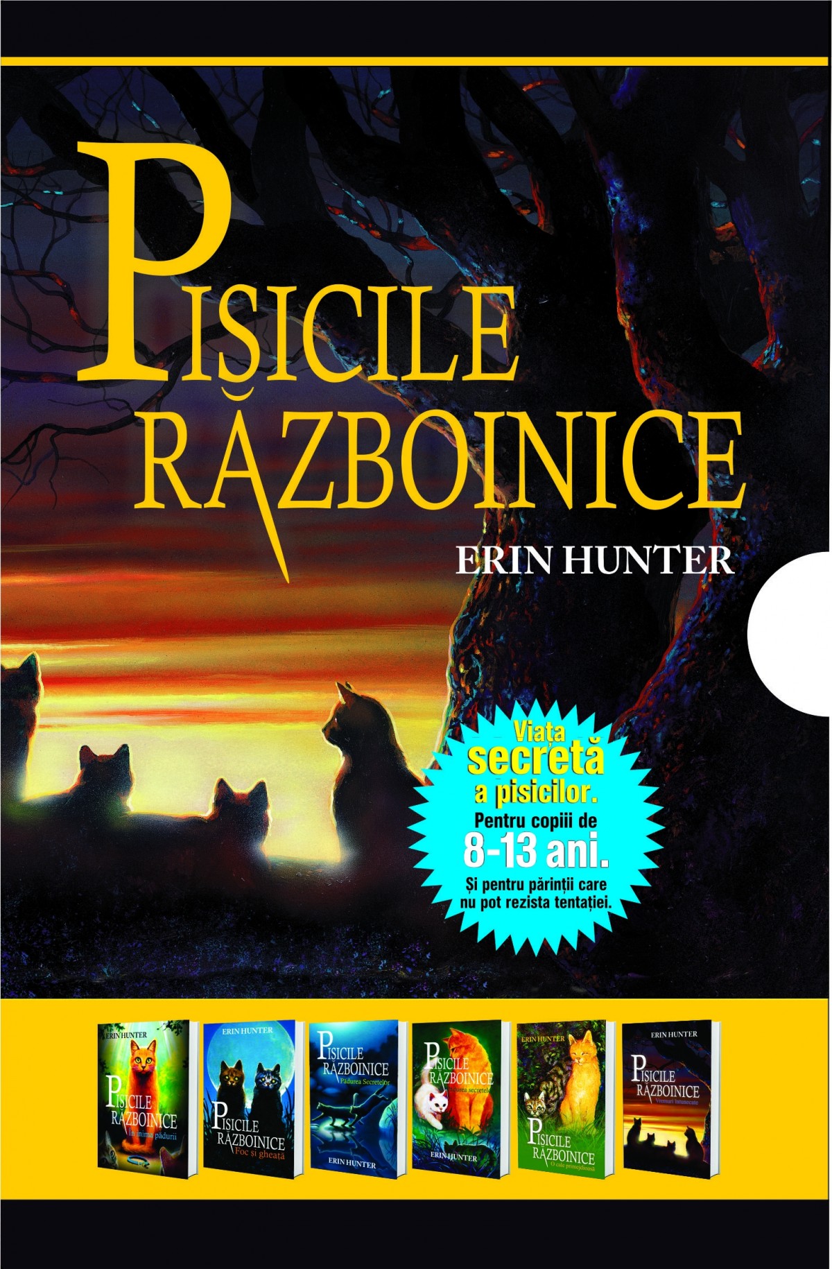 Pisicile Razboinice – set complet seria I | Erin Hunter ALL poza bestsellers.ro