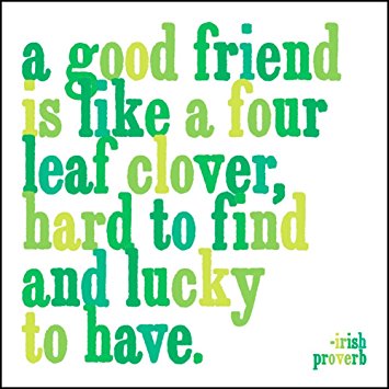 Magnet - A Good Friend Is Like A Four Leaf Clover | Quotable Cards