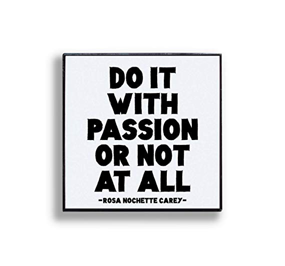 Insigna - Do it with passion | Quotable Cards