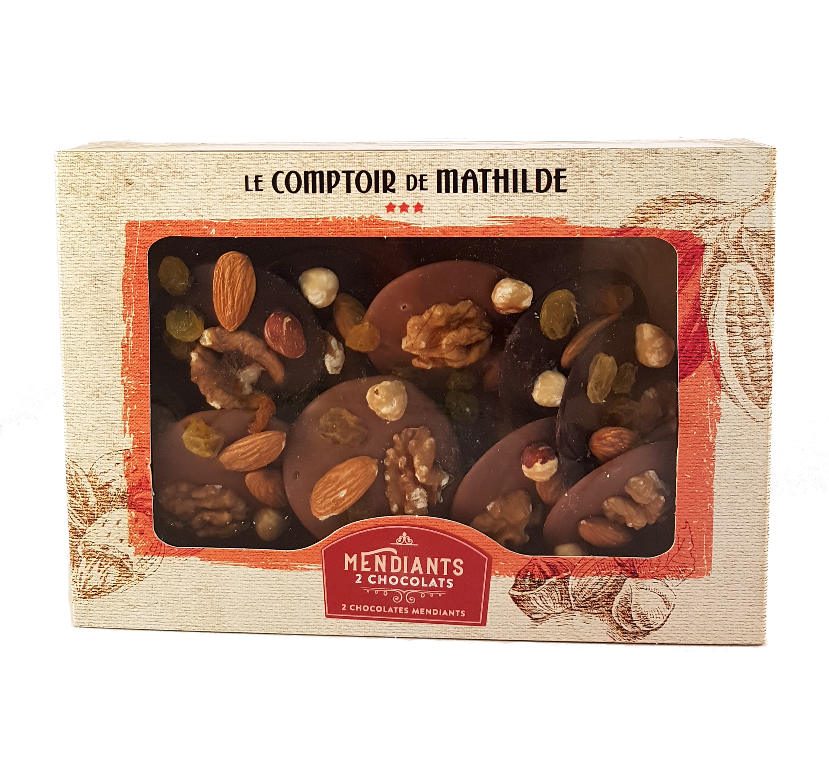 Cutie cu 2 tipuri de ciocolata | Comptoir de Mathilde