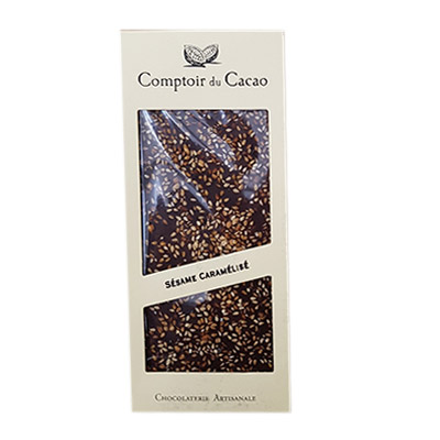 Ciocolata amaruie cu susan | Comptoir du Cacao