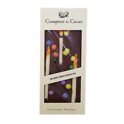 Ciocolata cu lapte - Happy Birthday | Comptoir du Cacao