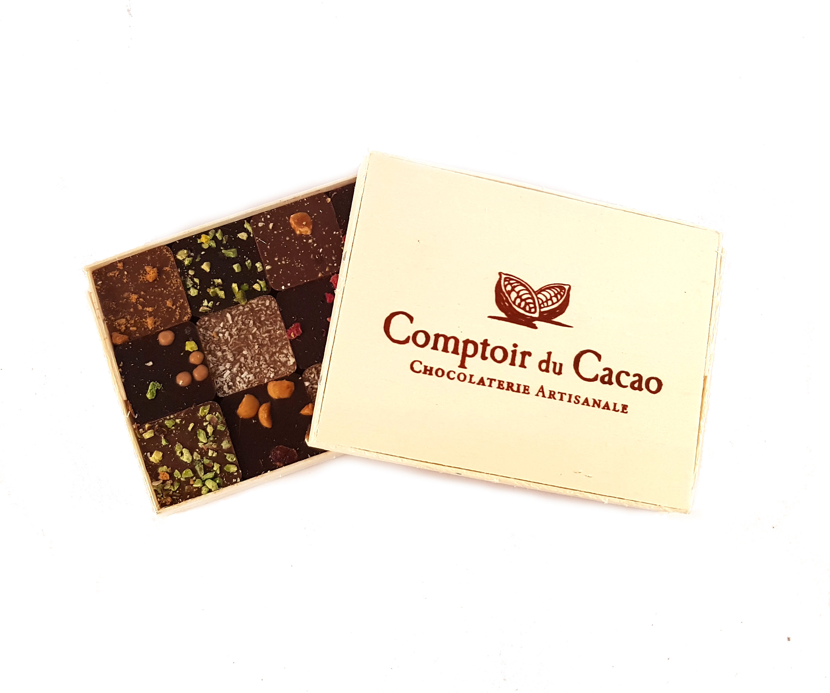 Praline cu ciocolata cu lapte - See-Through | Comptoir du Cacao