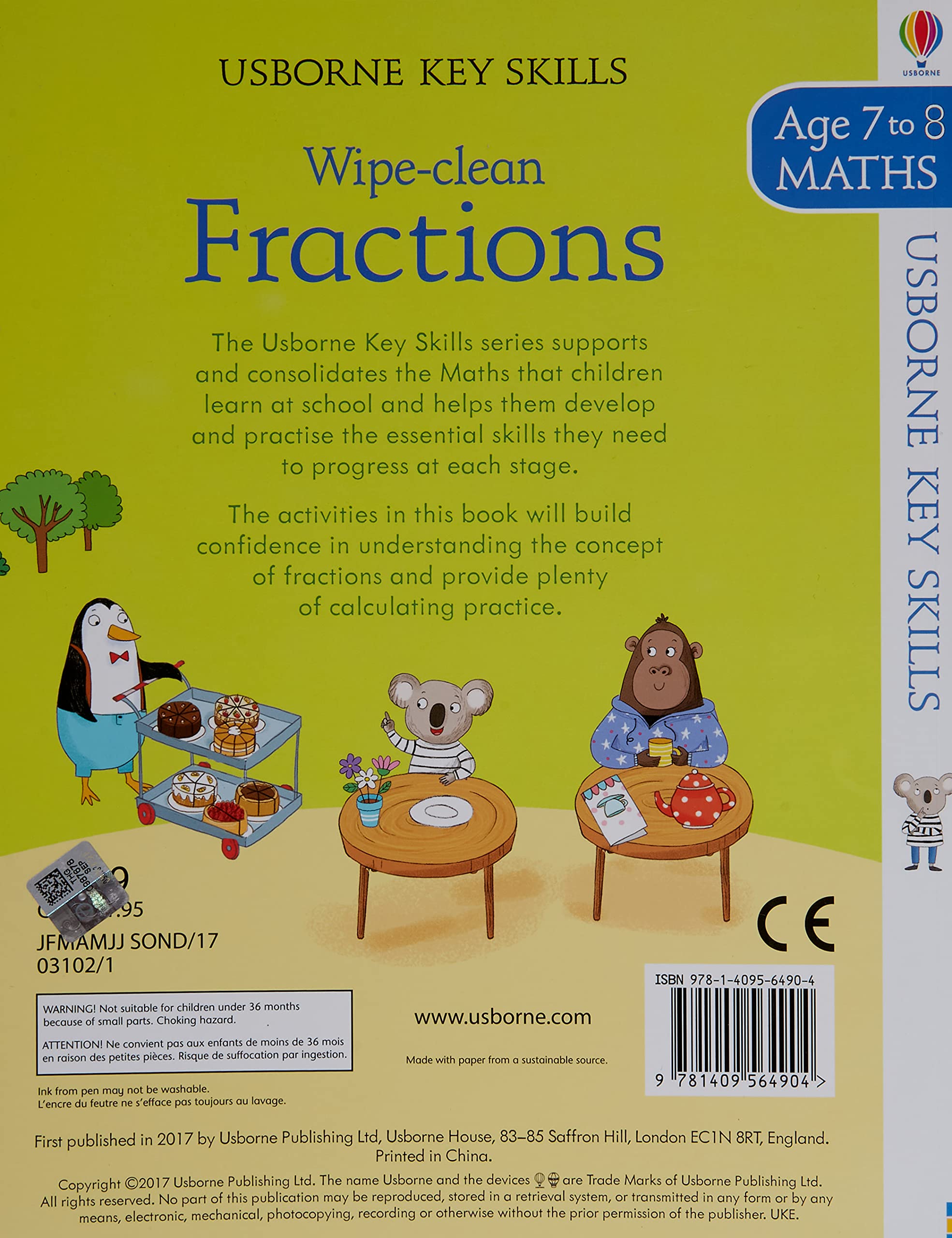 Wipe-clean Fractions 7-8 | - 9 | YEO