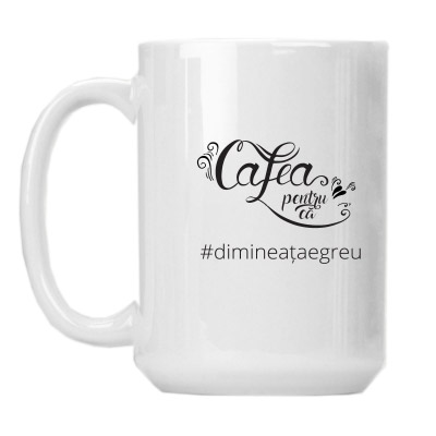 Cana din portelan - Cafea pentru ca #dimineataegreu | Mink