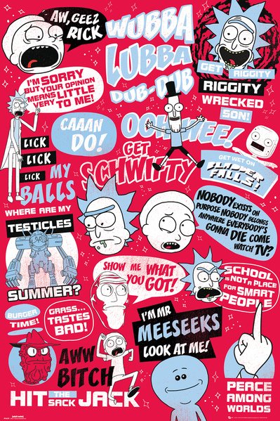  Poster - Rick and Morty Quotes | GB Eye 