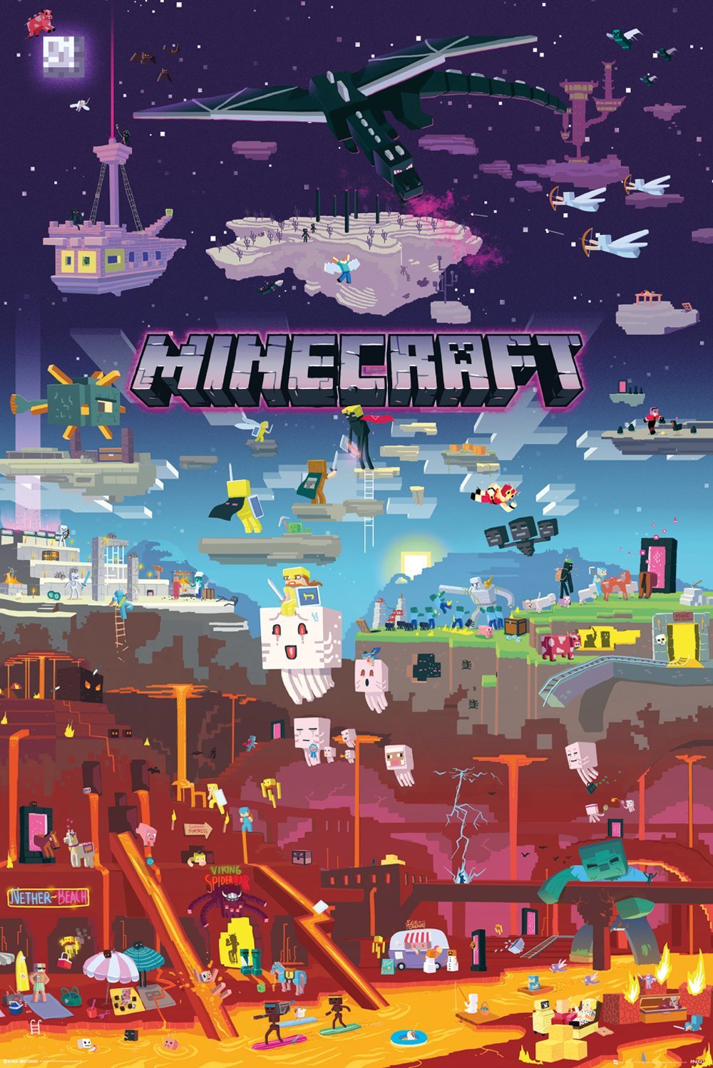 Poster - Minecraft, World Beyond | GB Eye