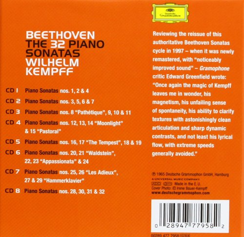 Beethoven: The 32 Piano Sonatas | Wilhelm Kempff