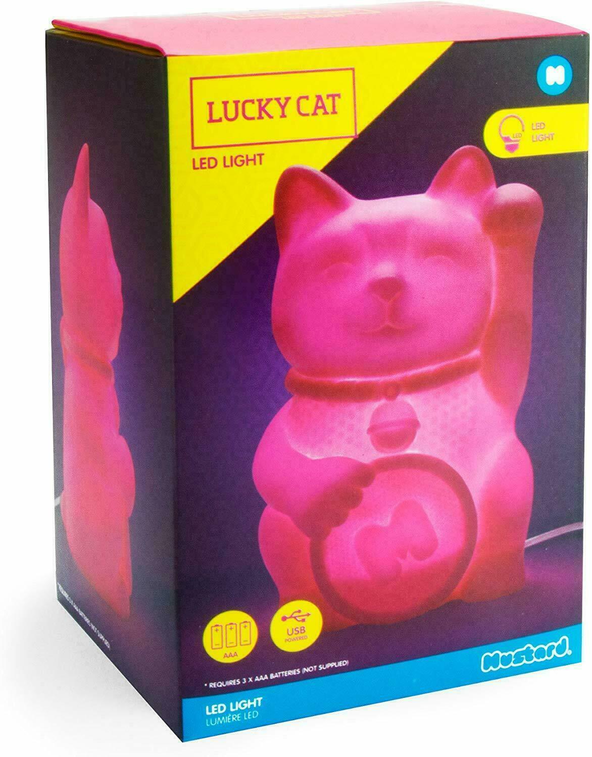 Lampa Led-Lucky Cat | Just Mustard - 1 | YEO