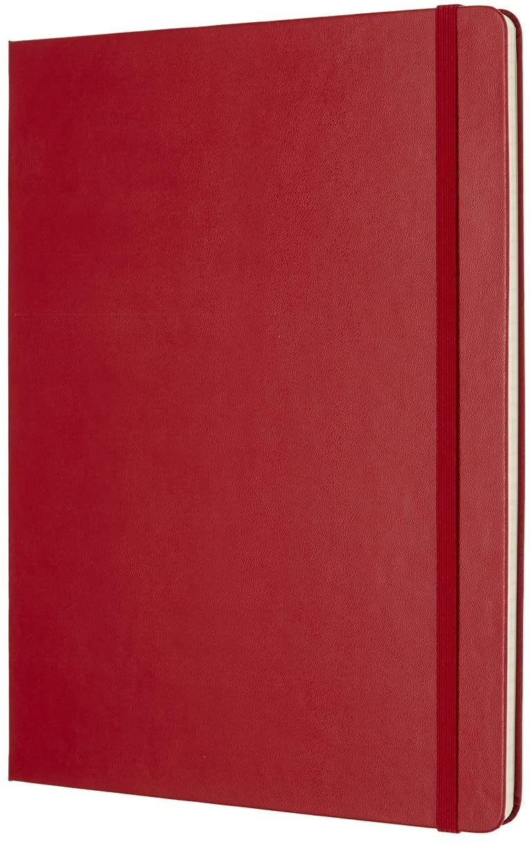 Carnet - Moleskine Classic - X-Large, Hard Cover, Squared - Scarlet Red | Moleskine - 1 | YEO