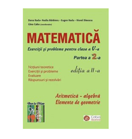 Matematica - exercitii si probleme pentru clasa a V-a, partea II |