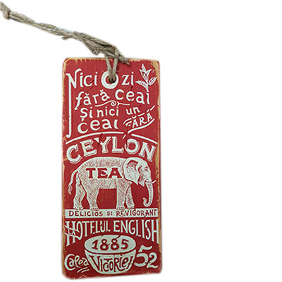 Obiect decorativ din lemn - Ceai Ceylon | Atelier Trebo