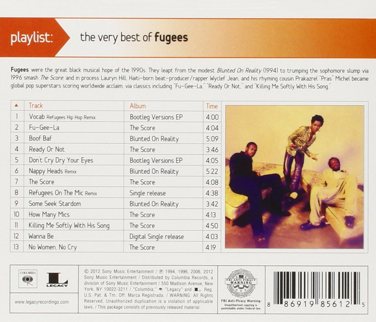 Very Best of Fugees | Fugees - 1 | YEO