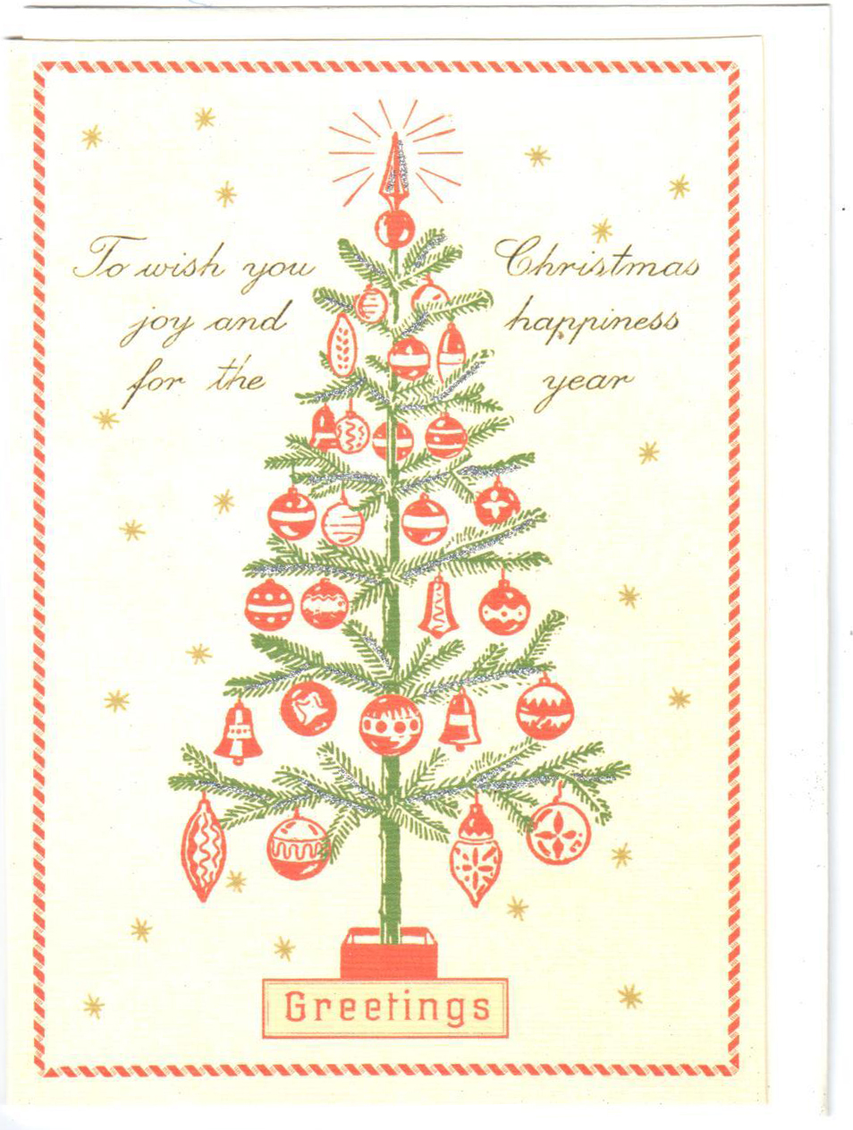 Felicitare - Christmas Tree Greeting | Cavallini