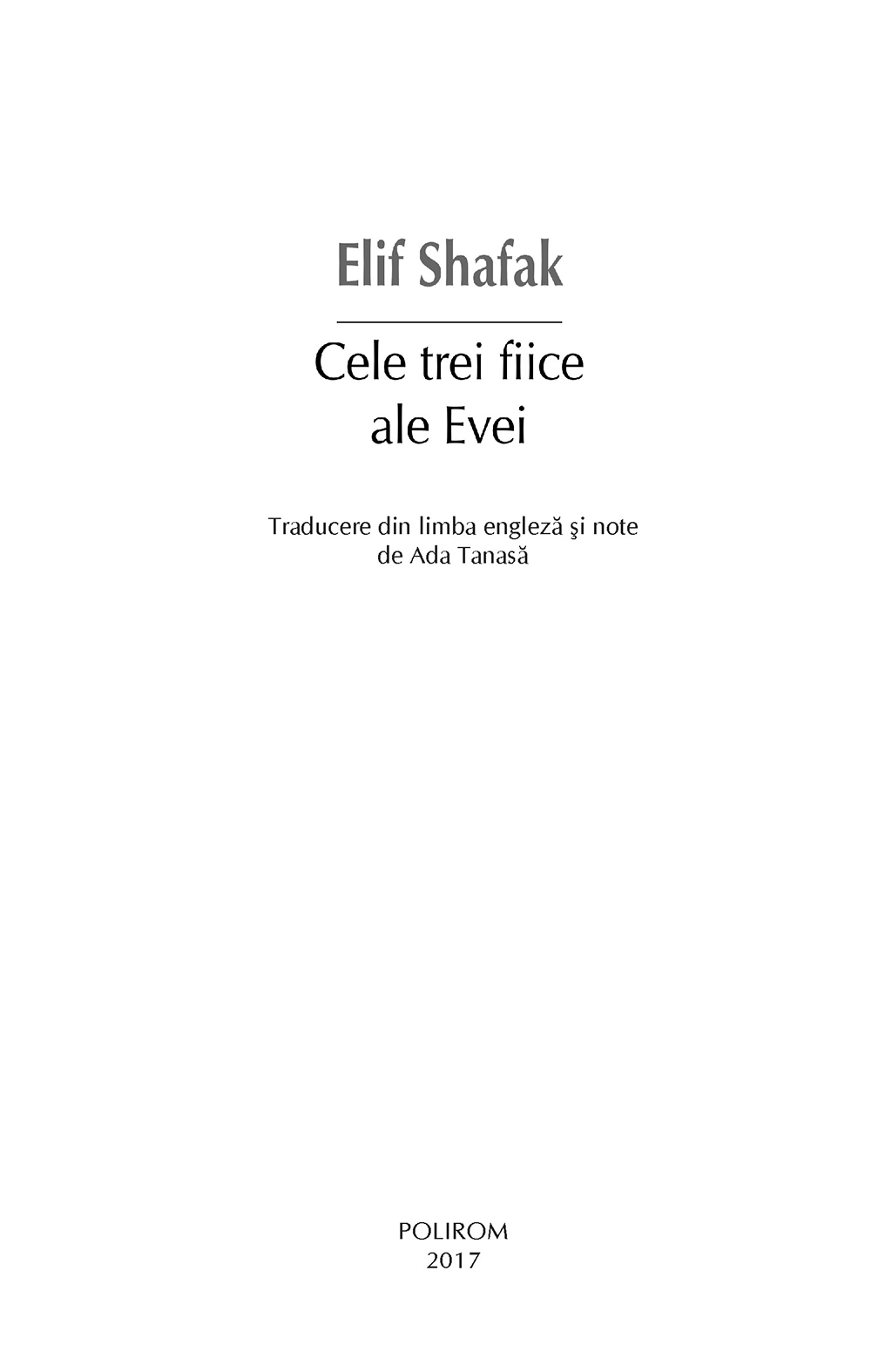 Cele trei fiice ale Evei | Elif Shafak - 4