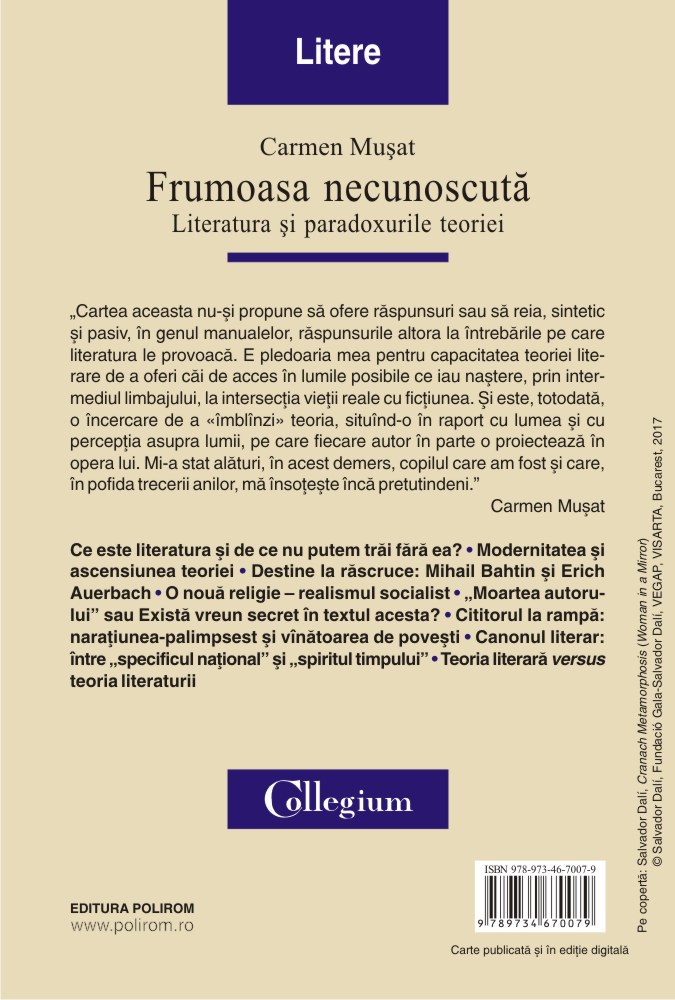 Frumoasa necunoscuta | Carmen Musat - 1 | YEO