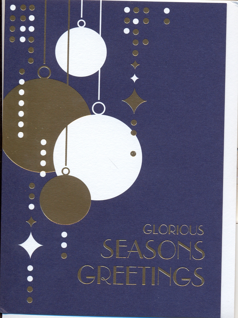  Felicitare - Baubles Christmas Card | Lagom Design 